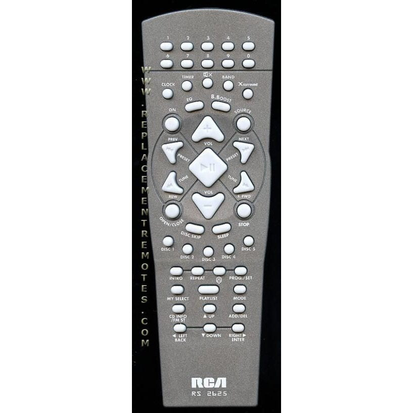 Control remoto de audio RCA RS2625