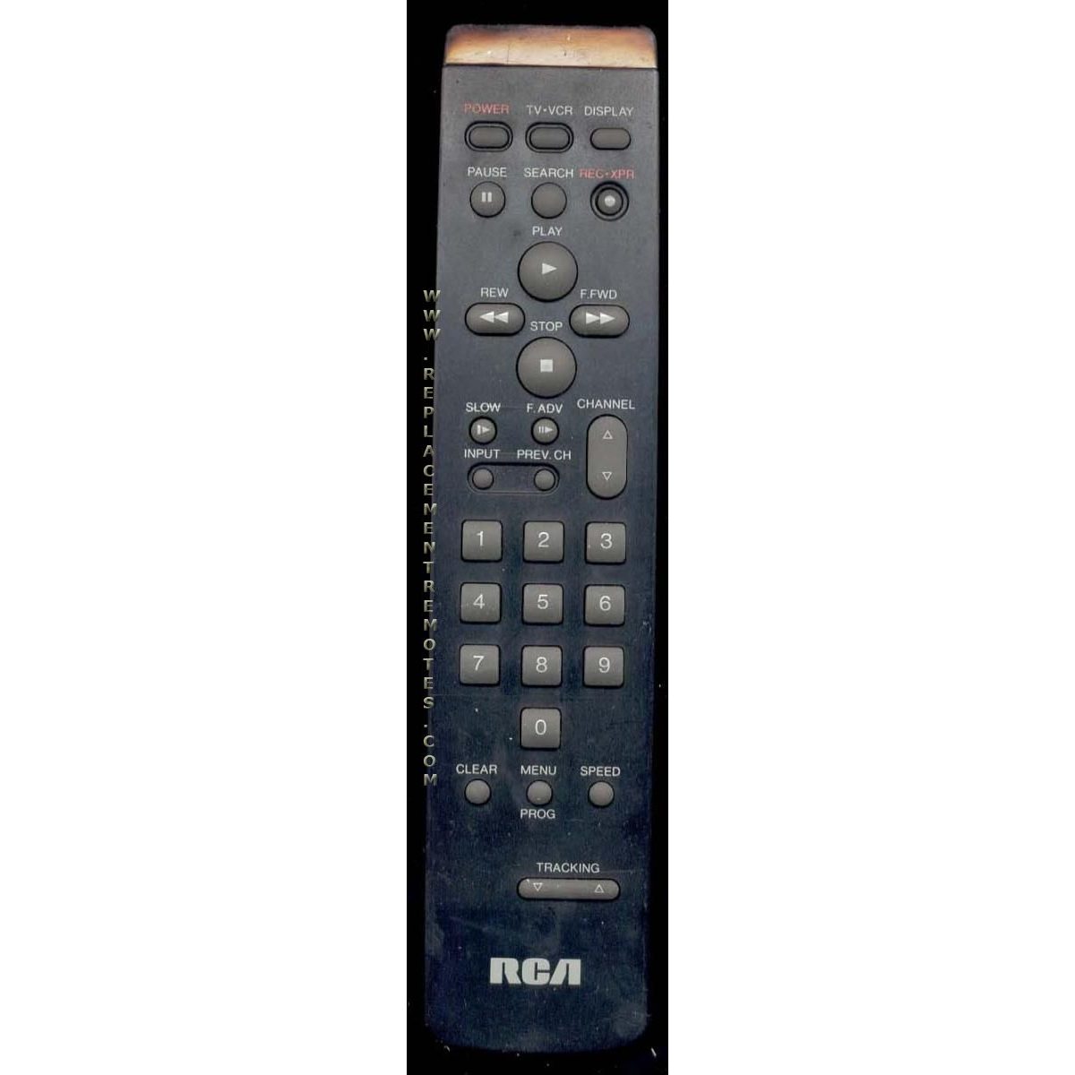 RCA VSQS1301 VCR Remote Control