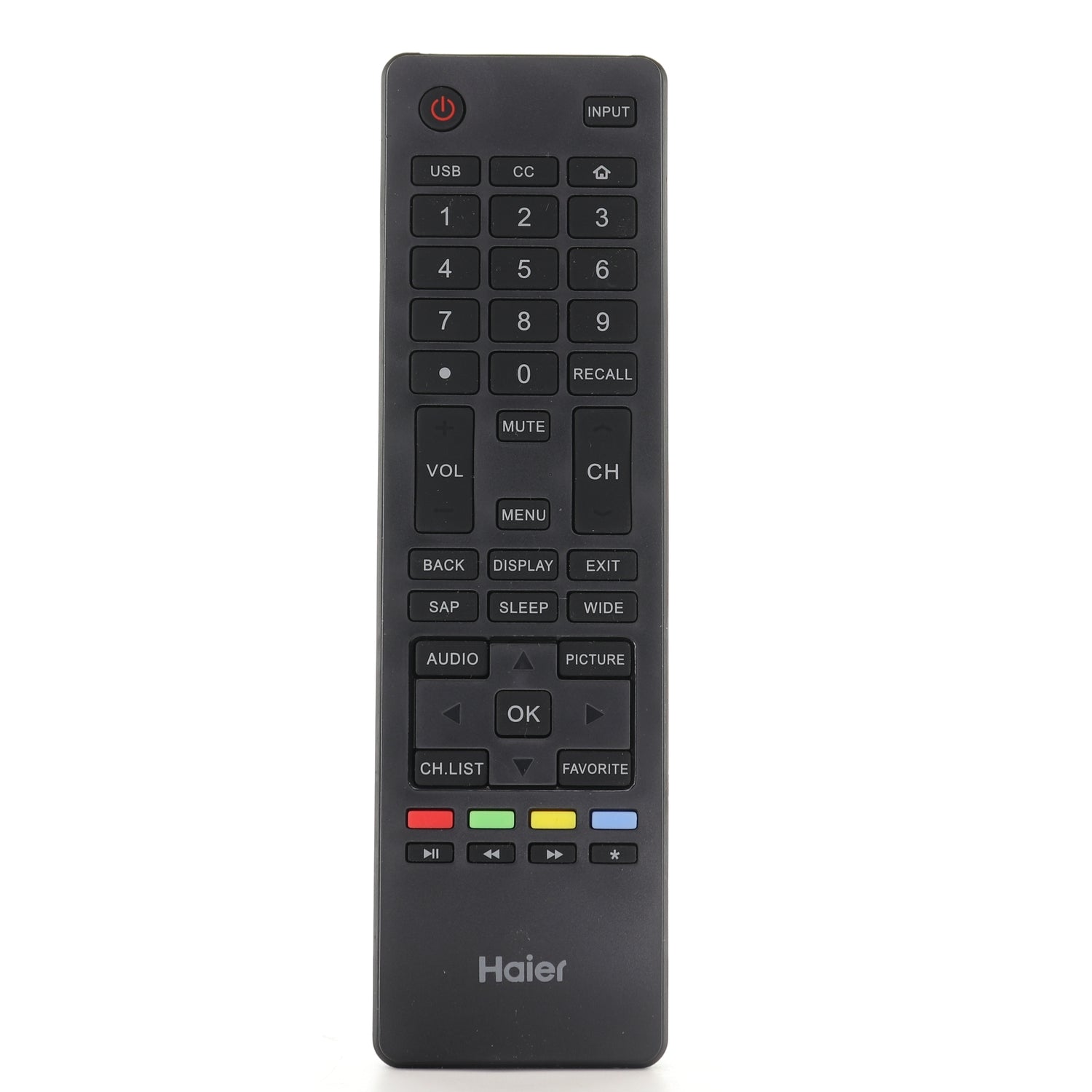 Haier HTR-A18M LED TV Remote Control - B419200010T