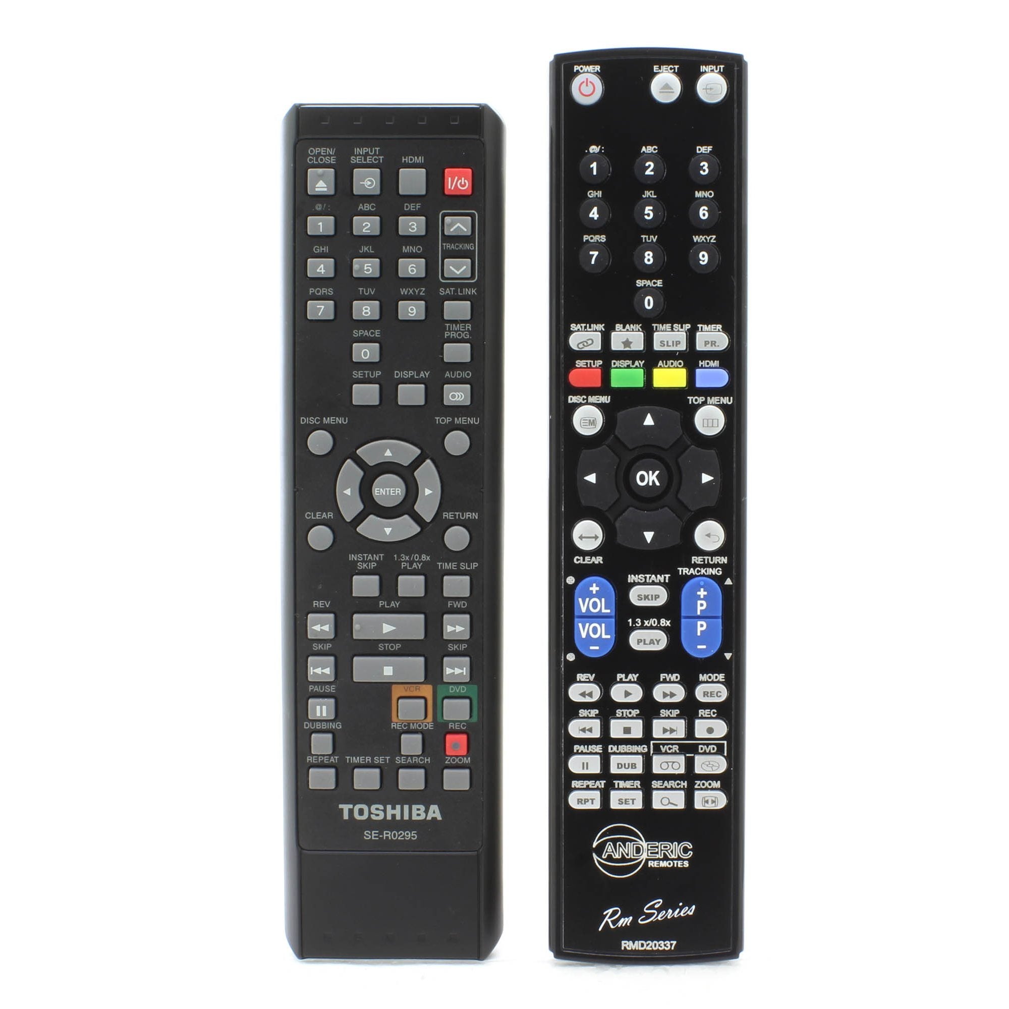 Télécommande Anderic SER0295 pour Toshiba DVDR