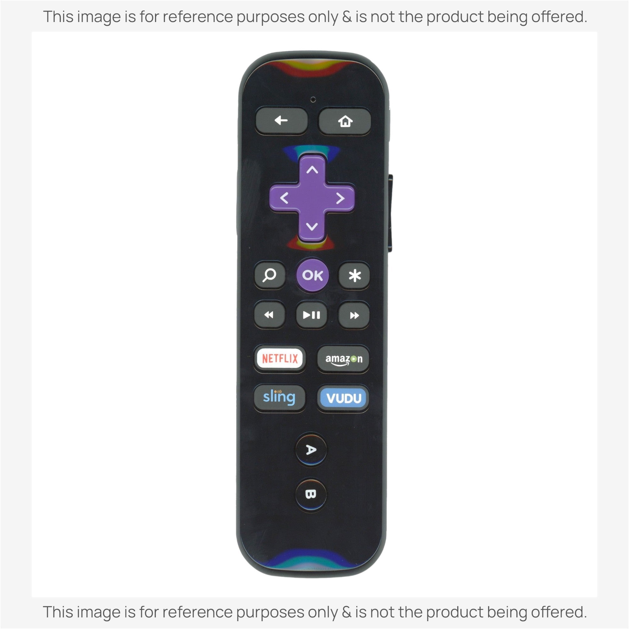 Substitute for Roku 3226000173 Streaming Remote Control [RCGZ1, NO GAME KEYS / HEADPHONE JACK]