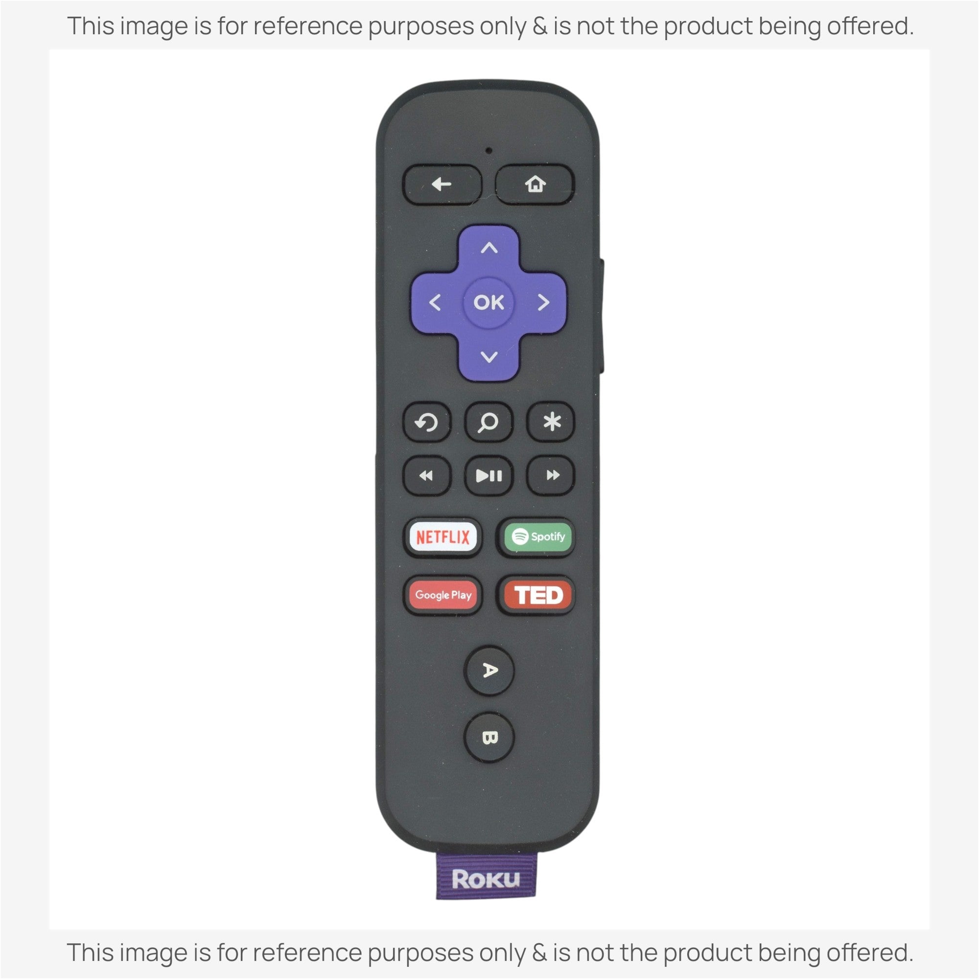 Télécommande de streaming Roku RCGR4 RF pour jeux/voix/casque - 3226000207