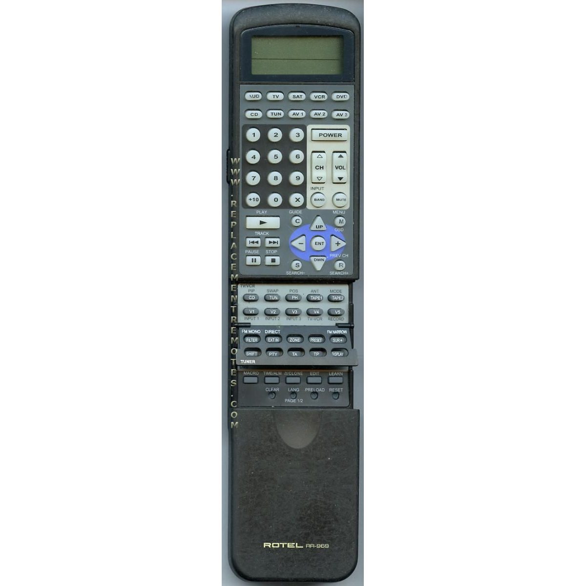 Rotel RR969 Receiver Remote Control