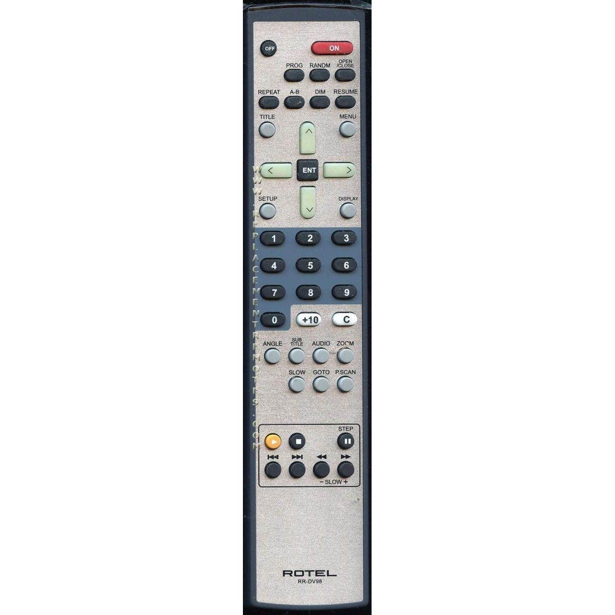 Rotel RRDV98 Audio Remote Control