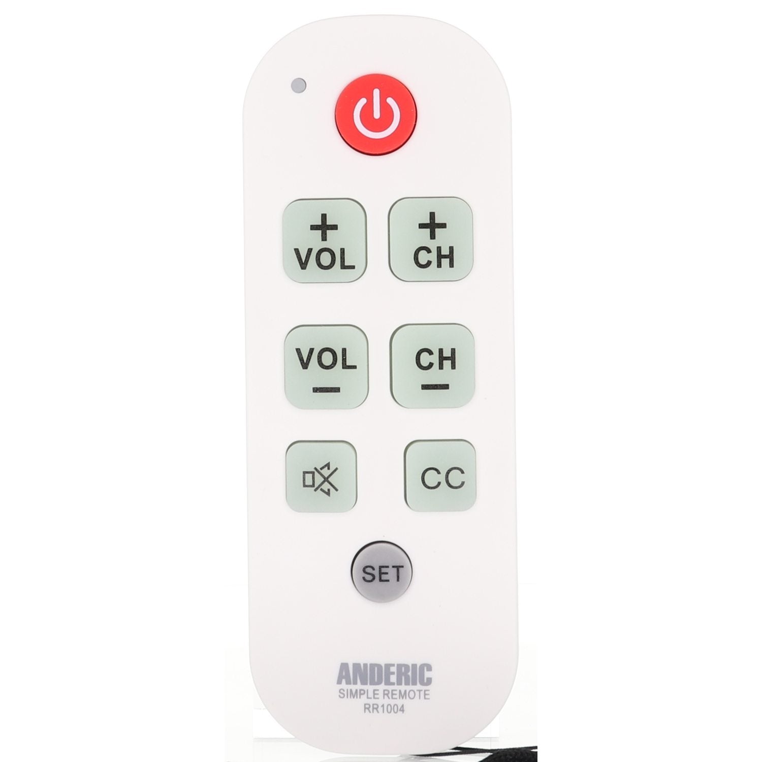 Control remoto universal para televisores RCA DT04 de 1 dispositivo