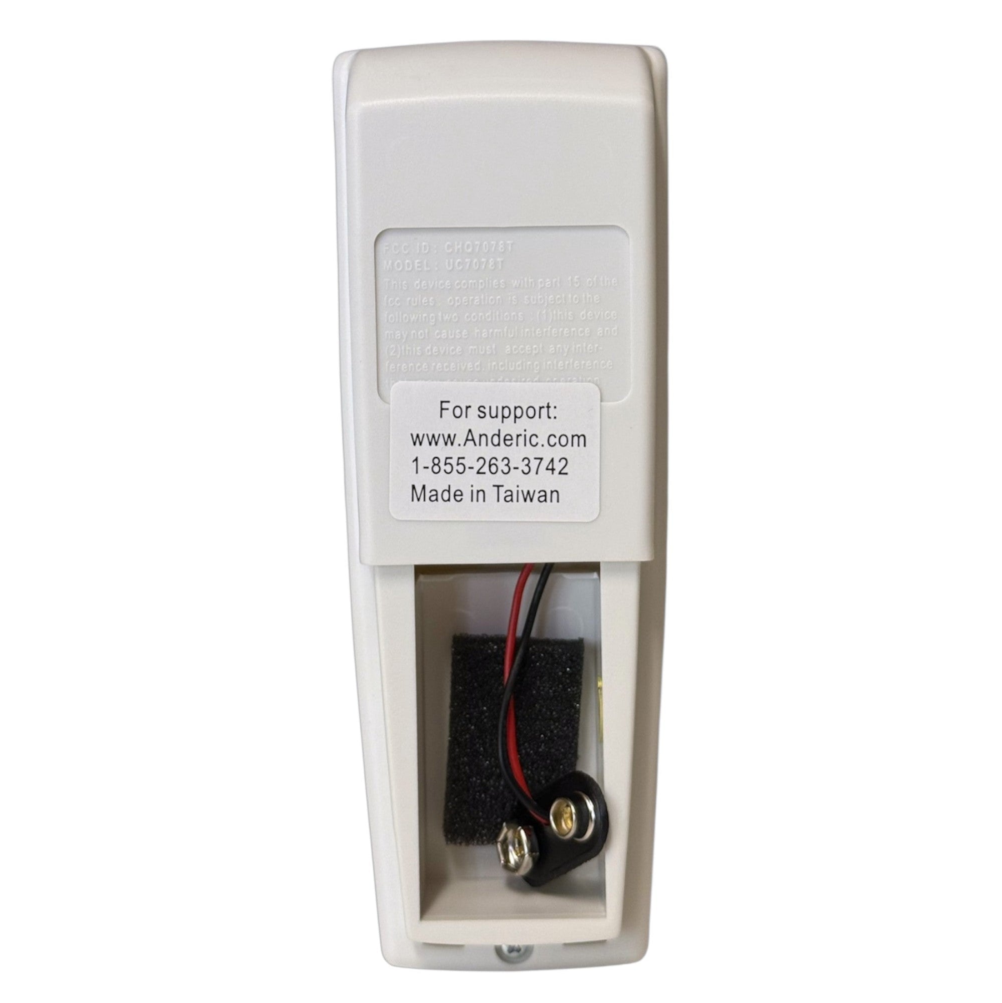 Anderic FAN-HD (UC7078T) Ceiling Fan Remote Control for Hampton Bay - RR7079T