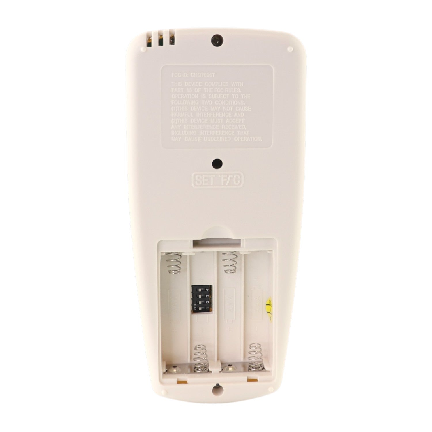 Anderic RR7096T Thermostatic Ceiling Fan Remote Control with Fan Timer Key | CHQ7096T, CHQ8BT7096T