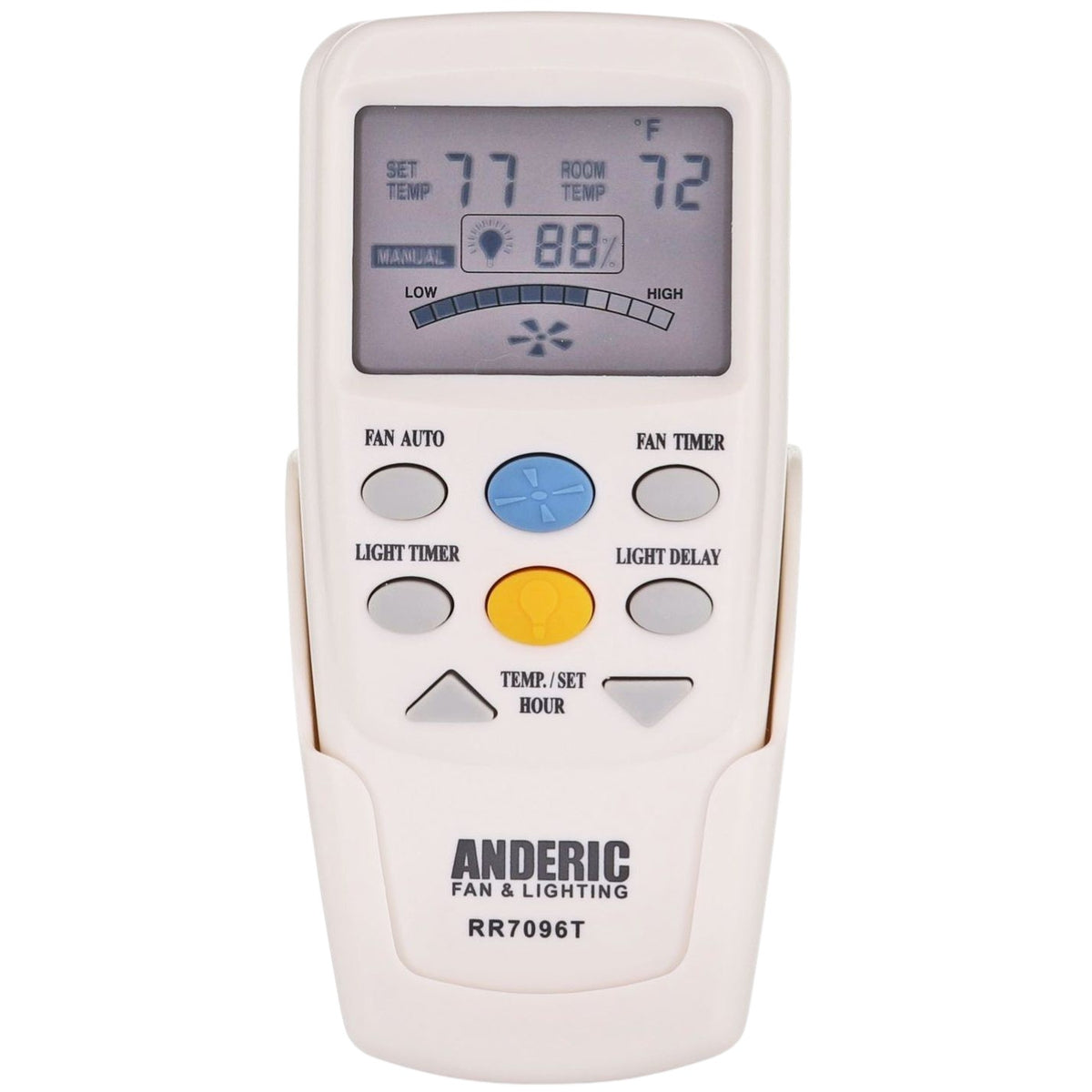Kit de télécommande thermostatique universelle à 3 vitesses pour ventilateur de plafond Hampton Bay avec écran LCD 