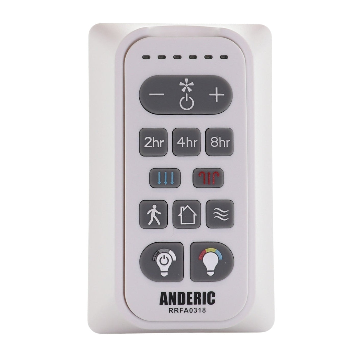 [Pre-order, Click "Email me when available" Coming December 2025] Anderic RRFA0318 Ceiling Fan Remote Control for Harbor Breeze FA0198 | Arbormere 60-in  | Queensdale 60-in | Outermark 60-in - A25-FA0198A