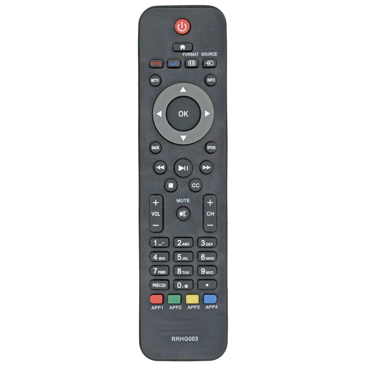 Télécommande D'origine Philips RT 740/144 - Noire - Occasion Fonctionnelle