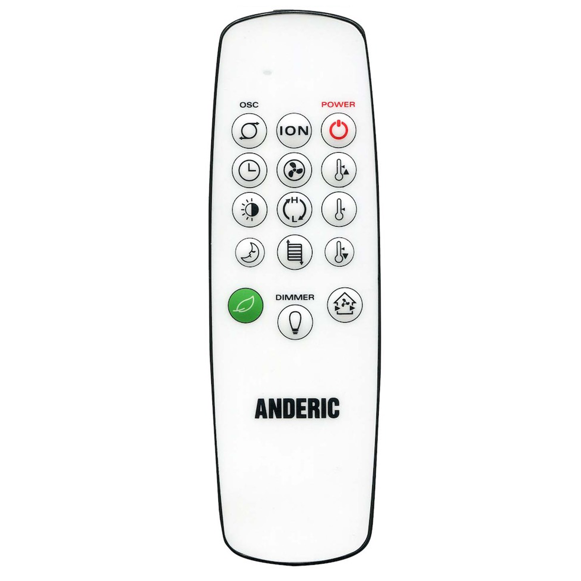 Anderic Universal Remote Control For Lasko Upright Fans and Heaters - RRLAS001