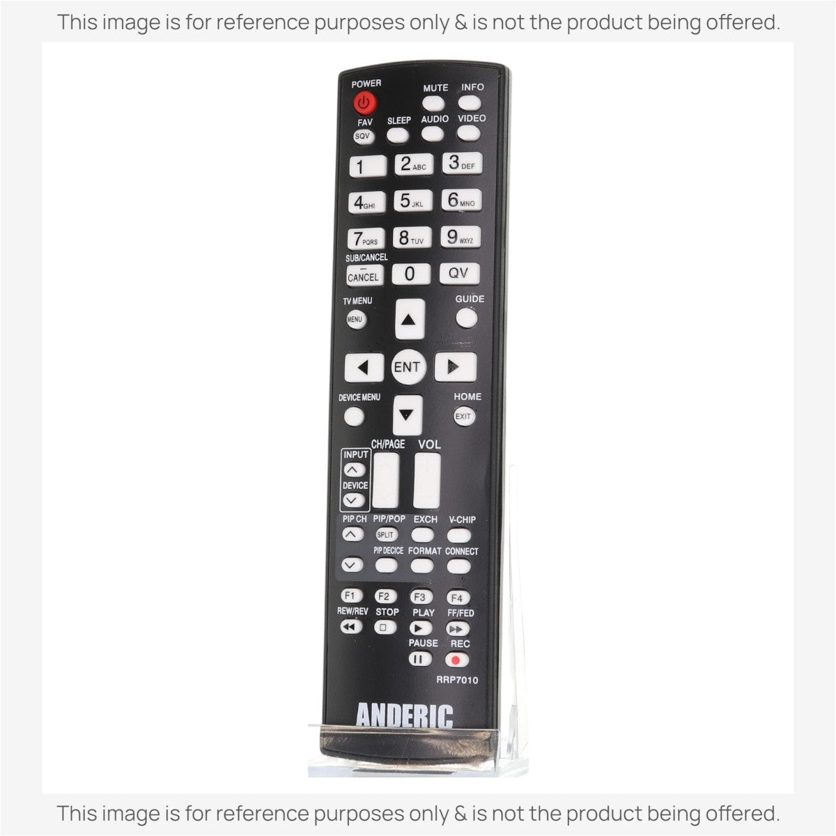 Télécommande de remplacement Anderic RRP7010 pour téléviseurs Mitsubishi 290P137010 et autres