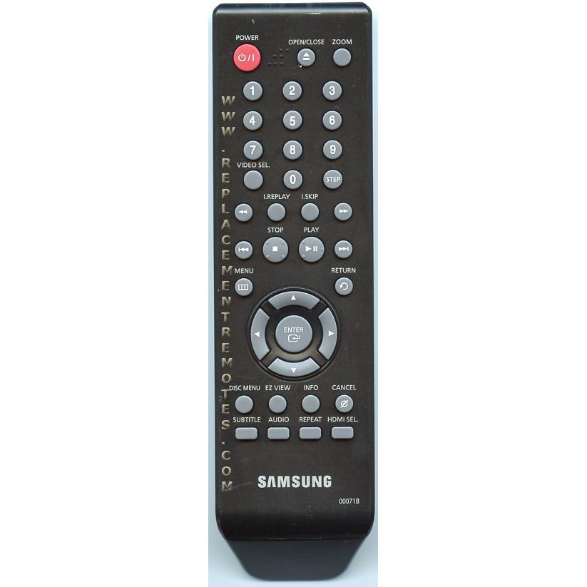 Control remoto de DVD Samsung 00071B