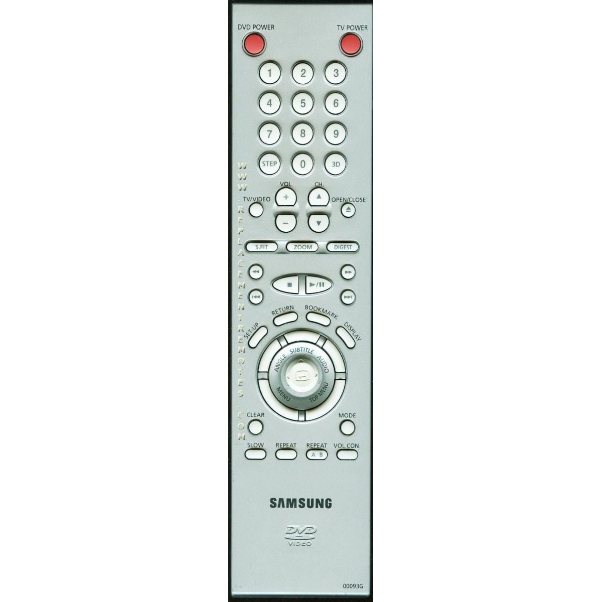 Samsung 00093G Receiver Remote Control
