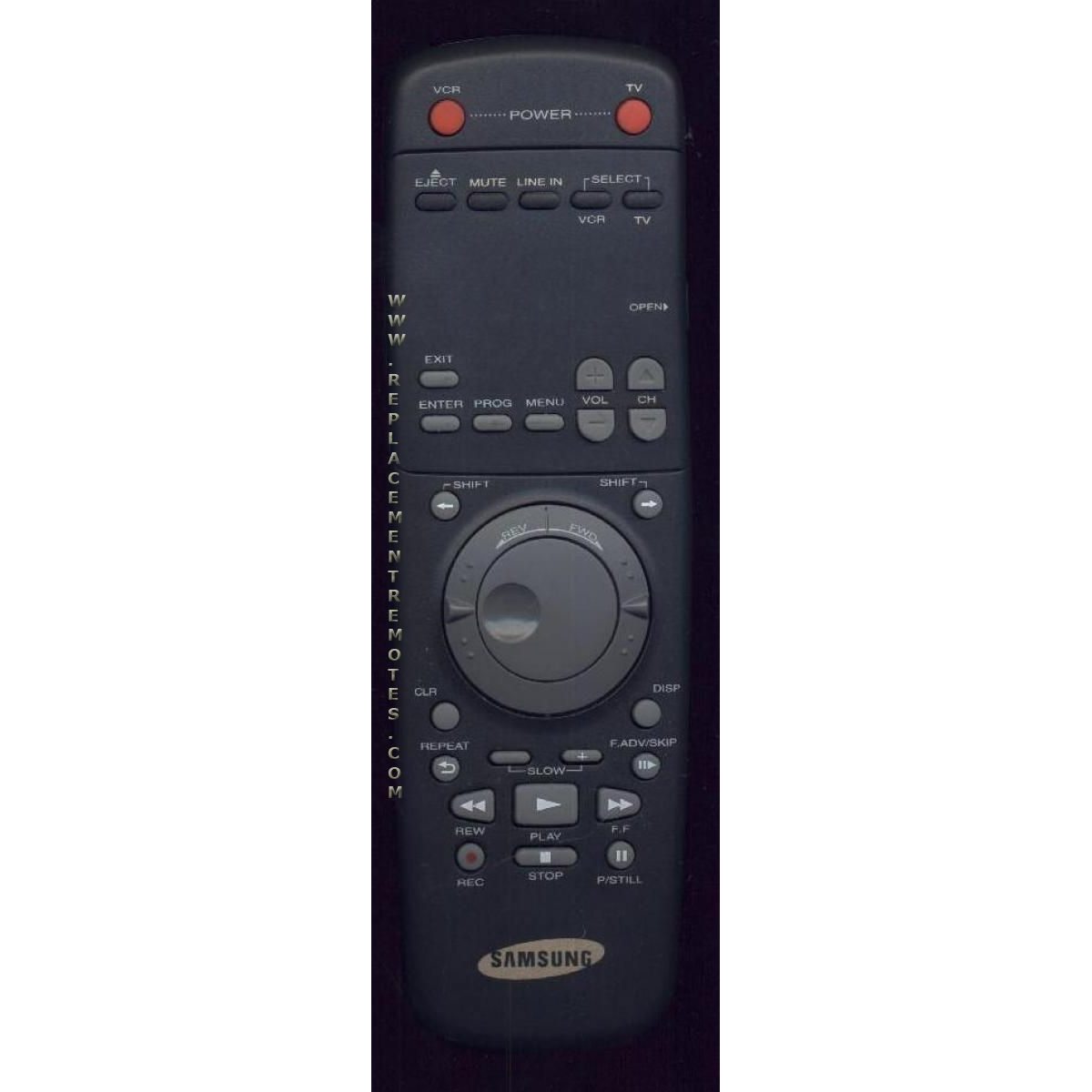 Samsung 634100 VCR Remote Control