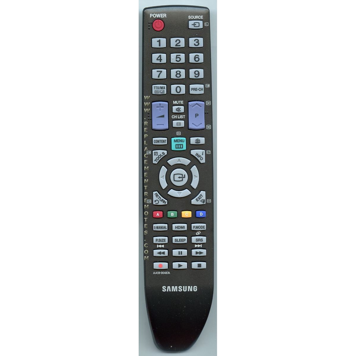 Samsung AA59-00487A TV Remote Control - AA5900487A