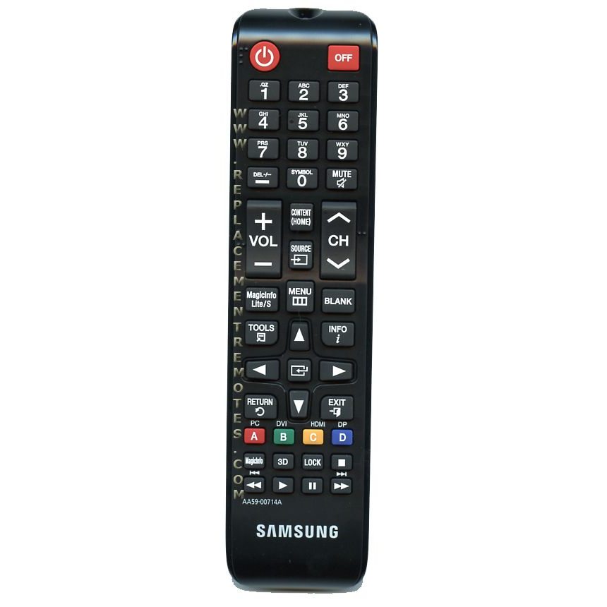 Control remoto para monitor de TV Samsung AA5900714A