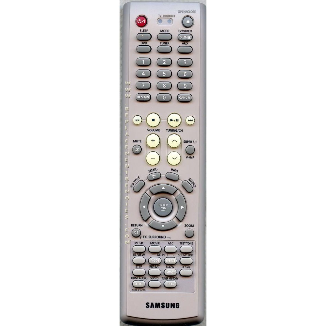 Samsung AH59-01622G Home Theater Remote Control - AH5901622G