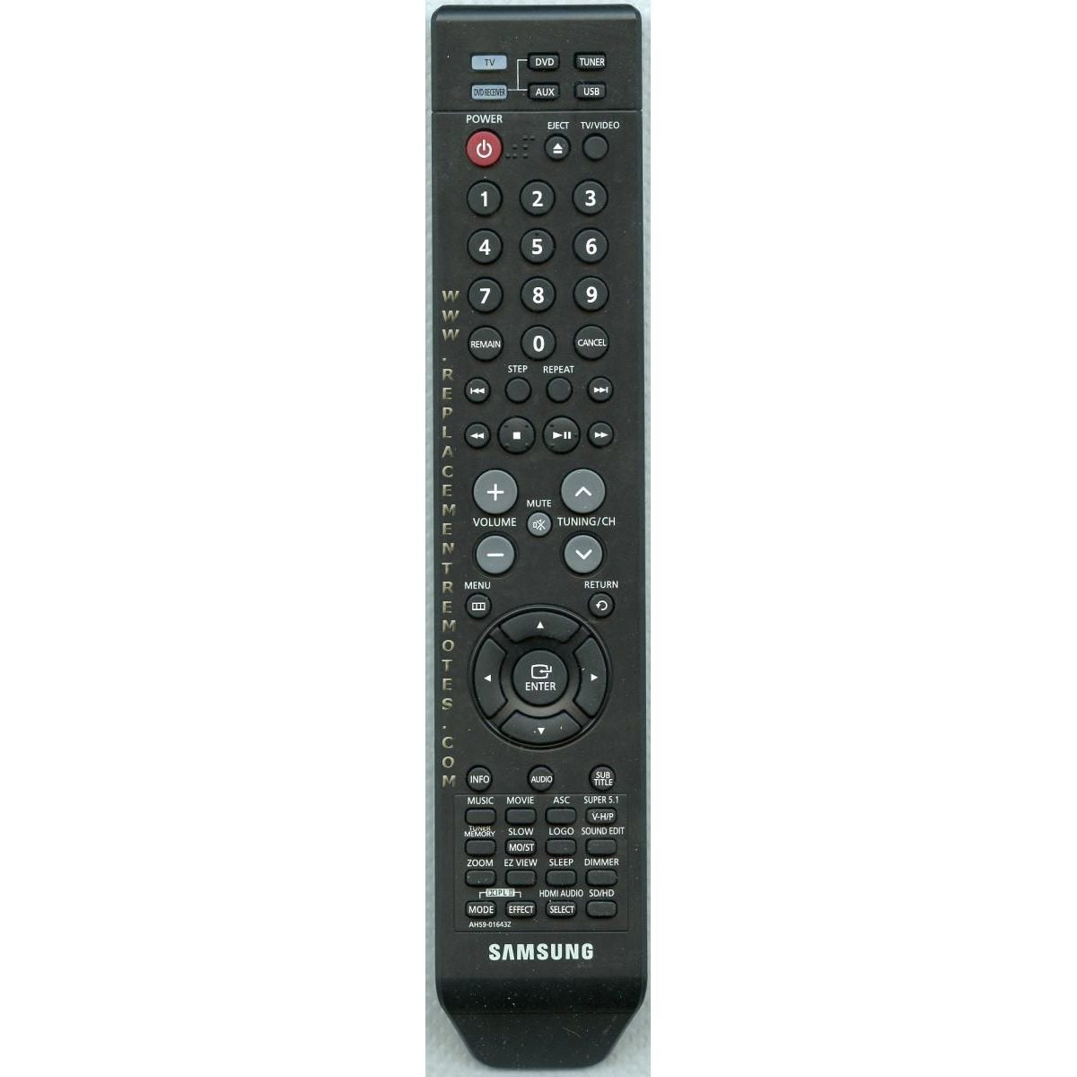 Samsung AH59-01643Z Home Theater Remote Control - AH5901643Z