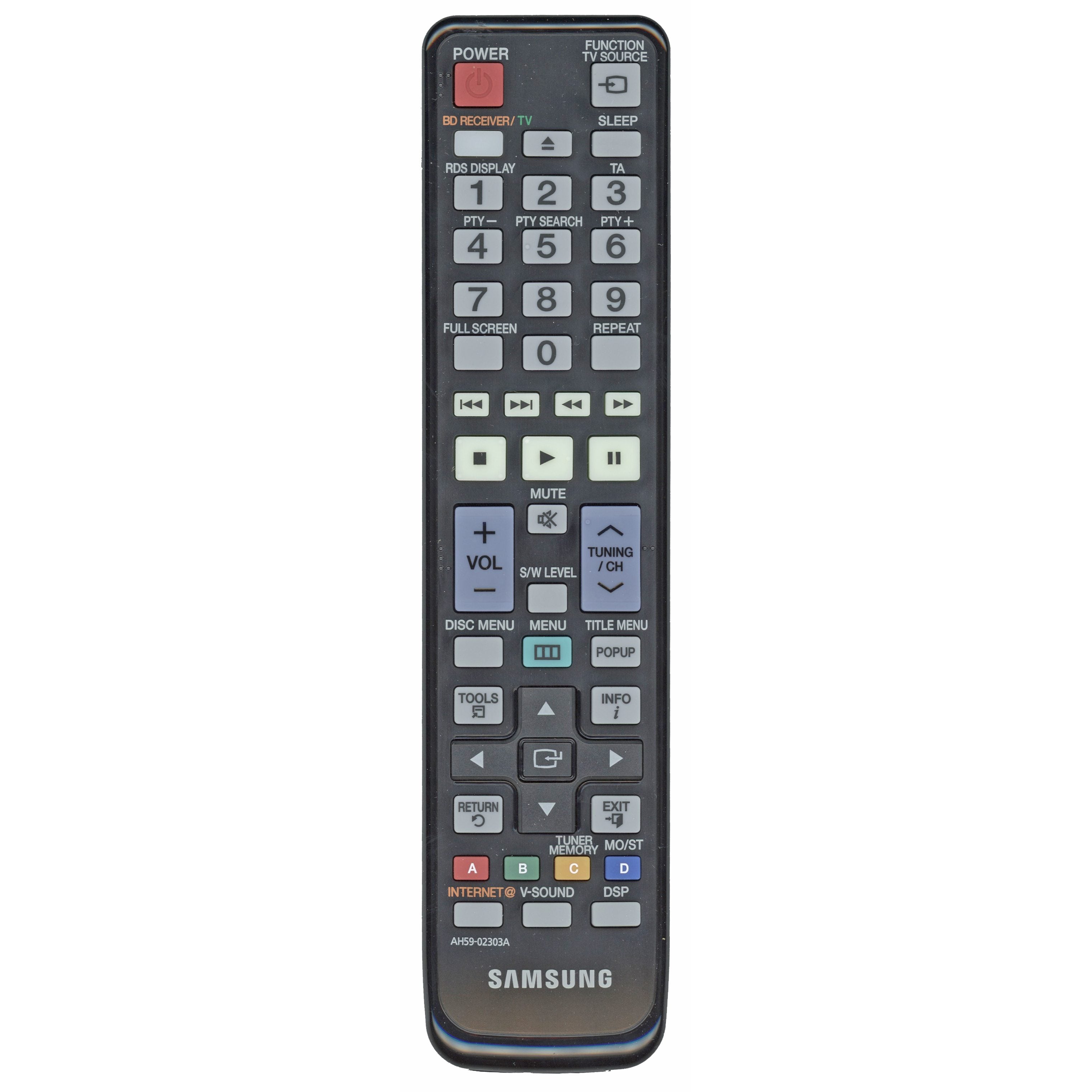 Samsung AH59-02303A Blu-ray Home Theater Remote Control - AH5902303A