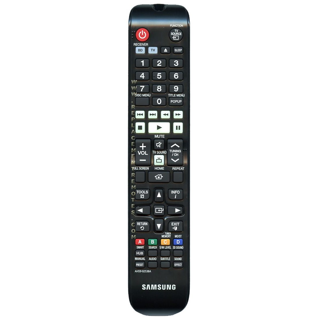 Control remoto para cine en casa con Blu-ray Samsung AH5902538A