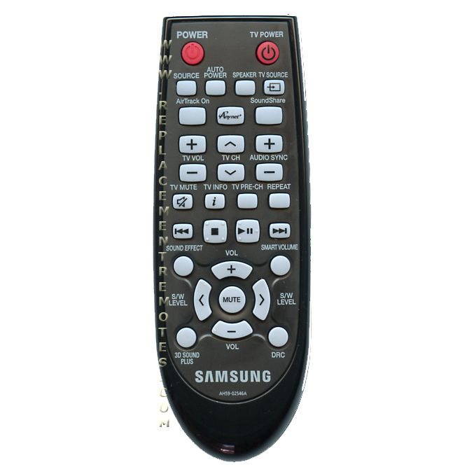 Samsung AH59-02546A Sound Bar Remote Control - AH5902546A