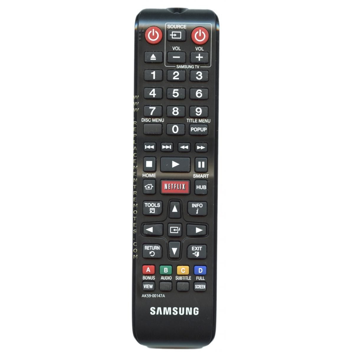 Control remoto de Blu-ray Samsung AK5900147A