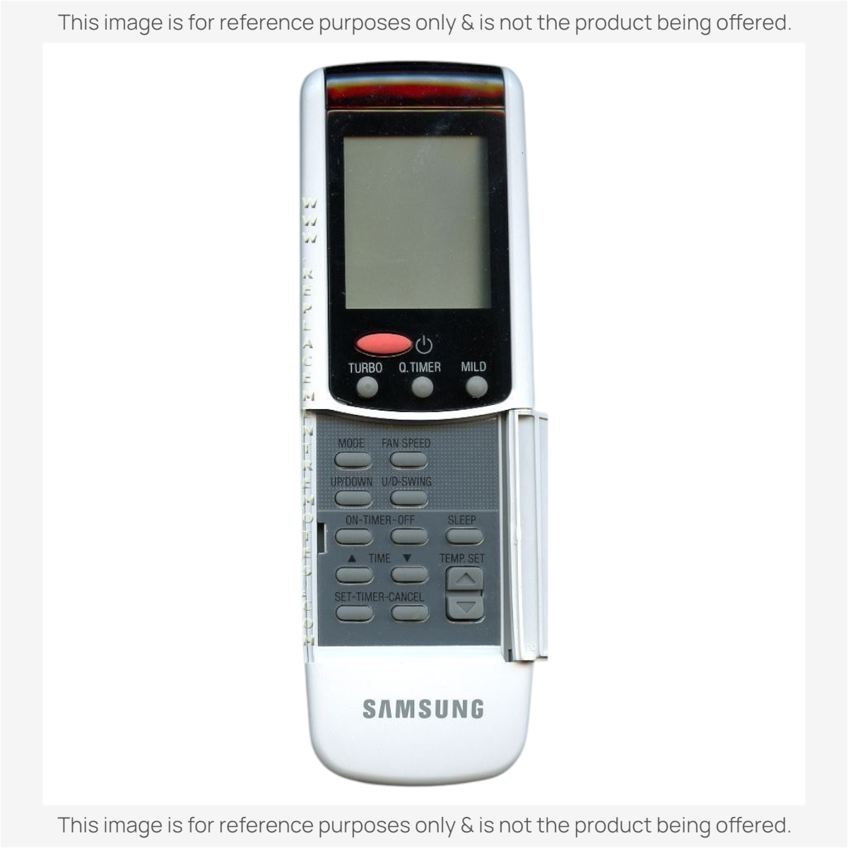 Anderic universal air conditioner remote control with backlit LCD screen and numeric keypad for Samsung units