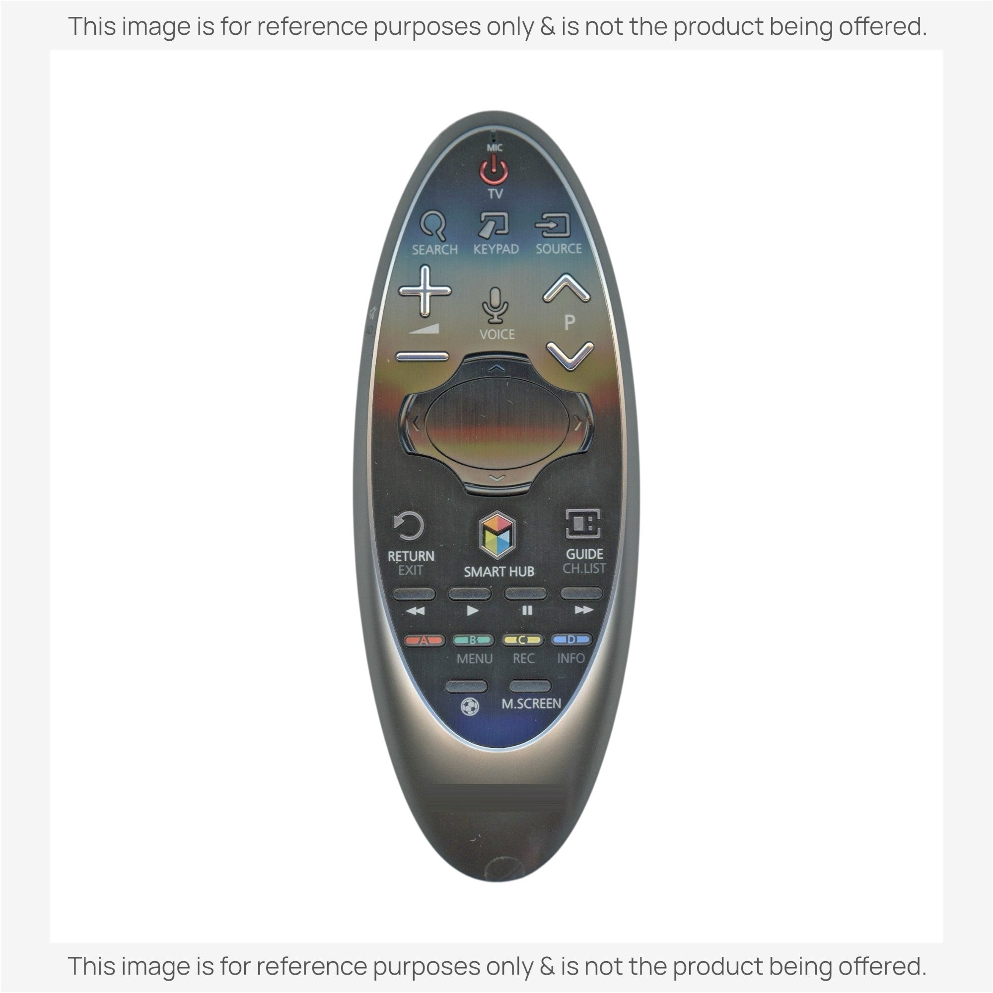 Télécommande de remplacement pour téléviseur intelligent Samsung BN59-01181B avec curseur - BN5901181B [SR7557, Pas de contrôle vocal]