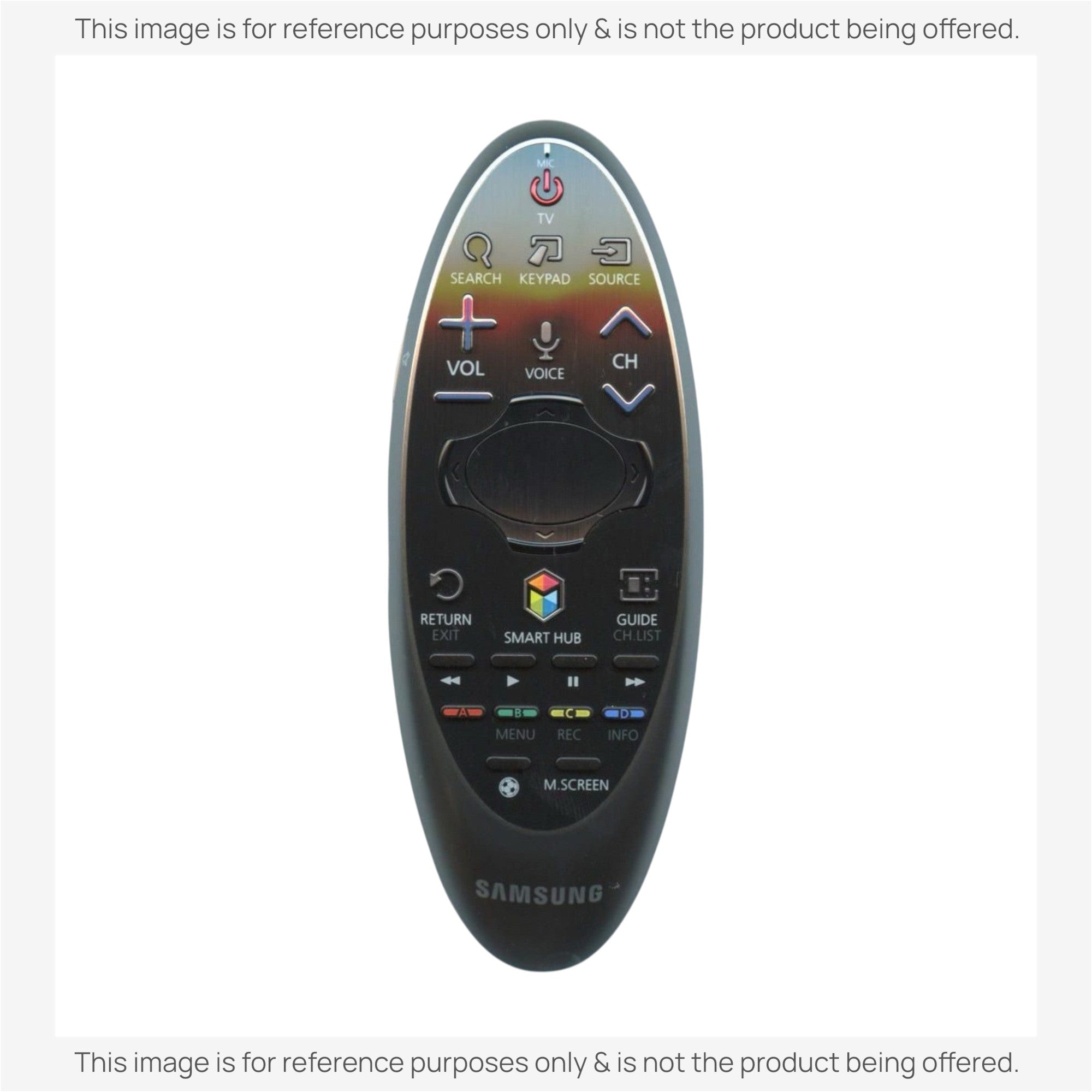 Sustituto para mando a distancia de Smart TV Samsung BN59-01181H con cursor - BN5901181H [SR7557, sin voz]