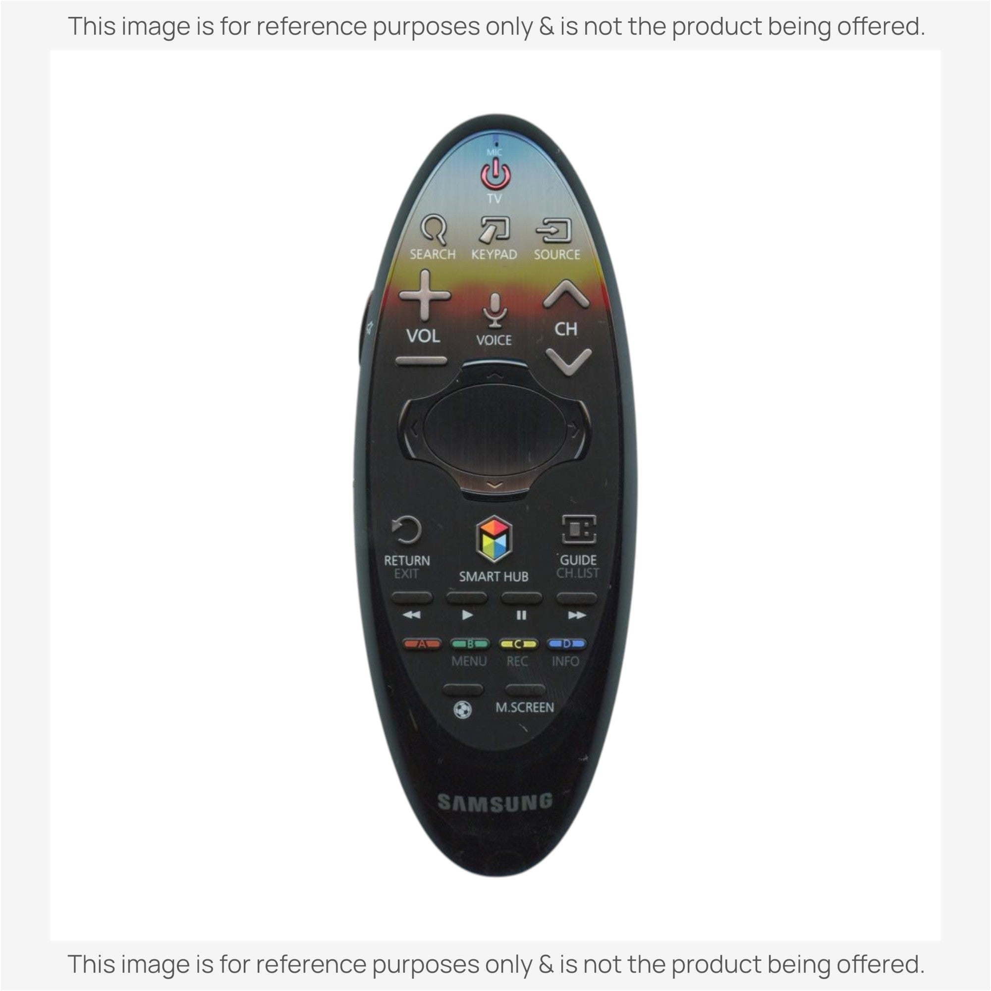 Sustituto del mando a distancia para Smart TV Samsung BN59-01185S con cursor - BN5901185S [SR7557, sin voz]