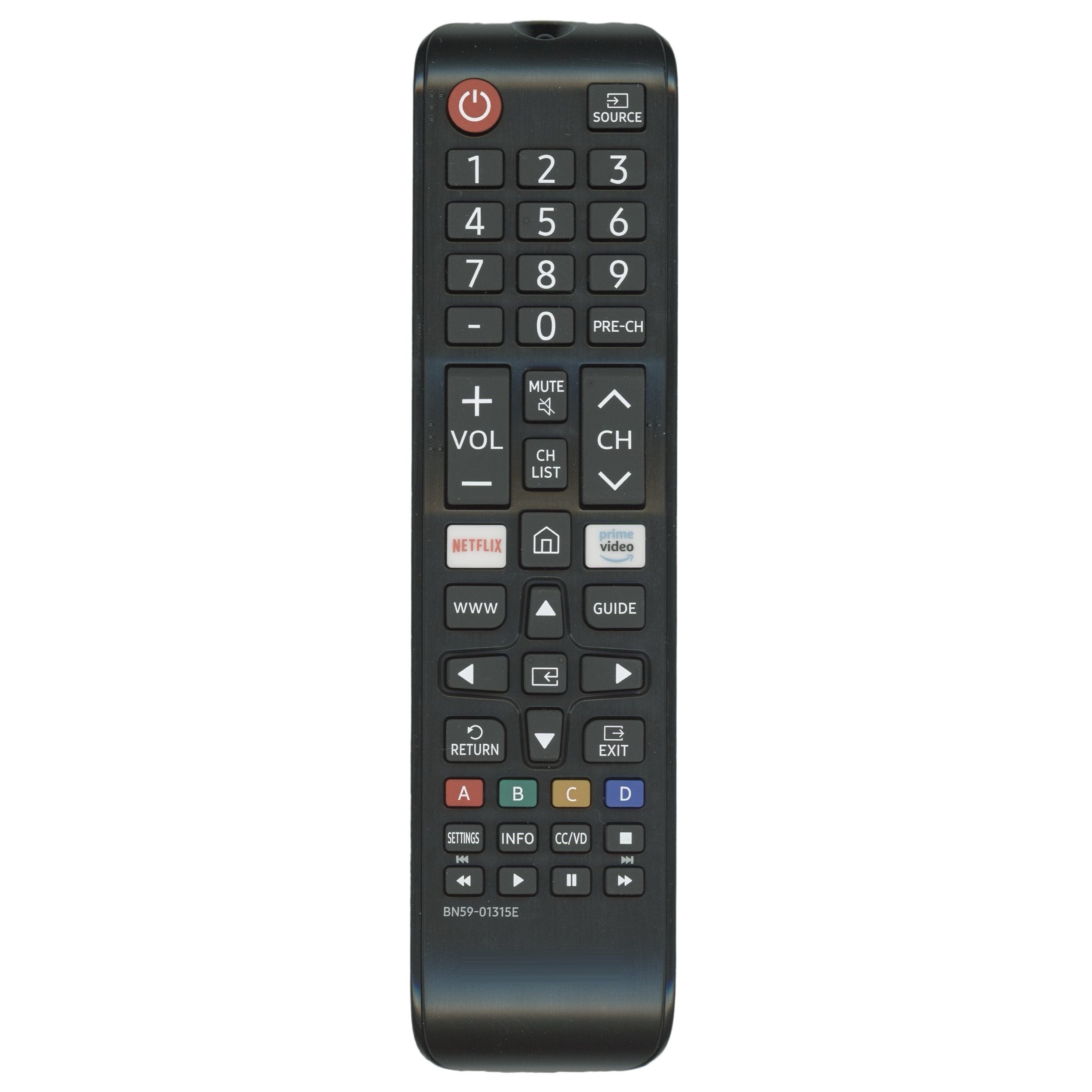 Samsung BN59-01315E Smart TV Remote Control | IR | NETFLIX | Prime Video | 2019 - BN5901315E