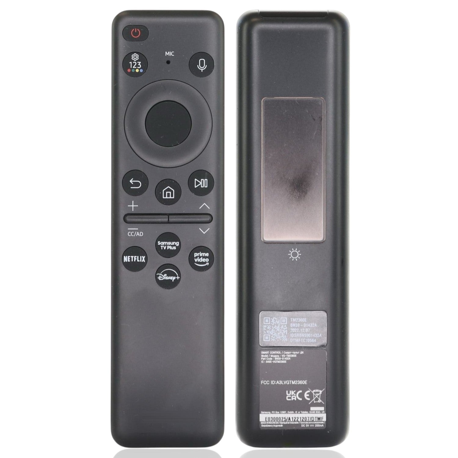 Samsung BN59-01432A / TM2360E 2023 SOLAR SMART TV Remote Control | Samsung TV Plus | Netflix | Prime | Disney + - BN5901432A