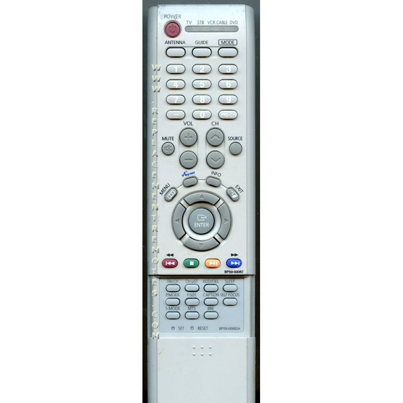Samsung BP5900082A TV Remote Control