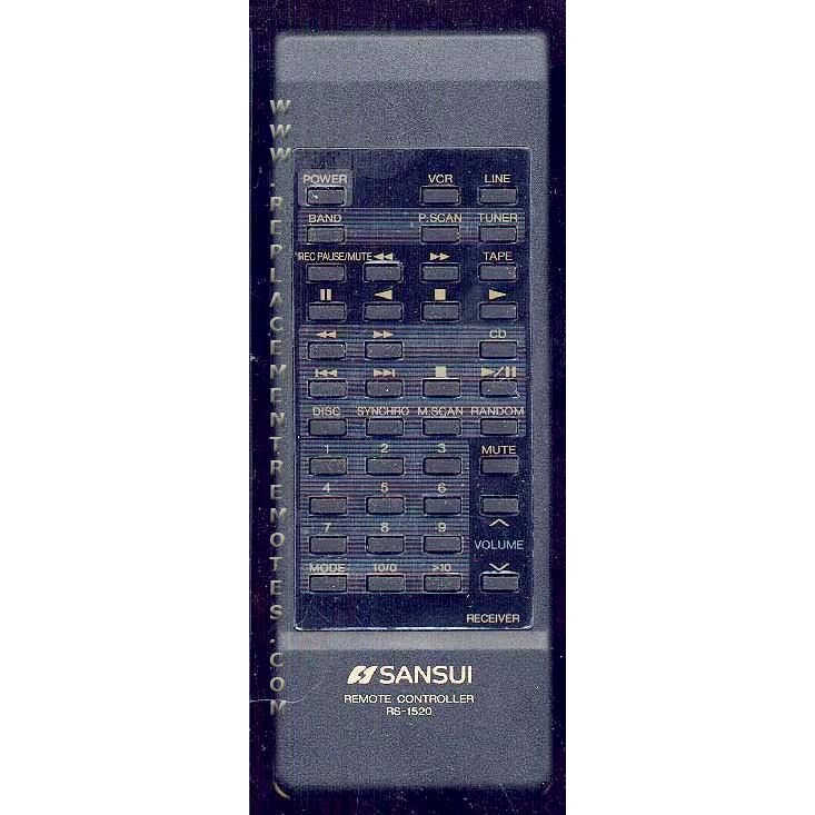 Télécommande audio SANSUI RS1520