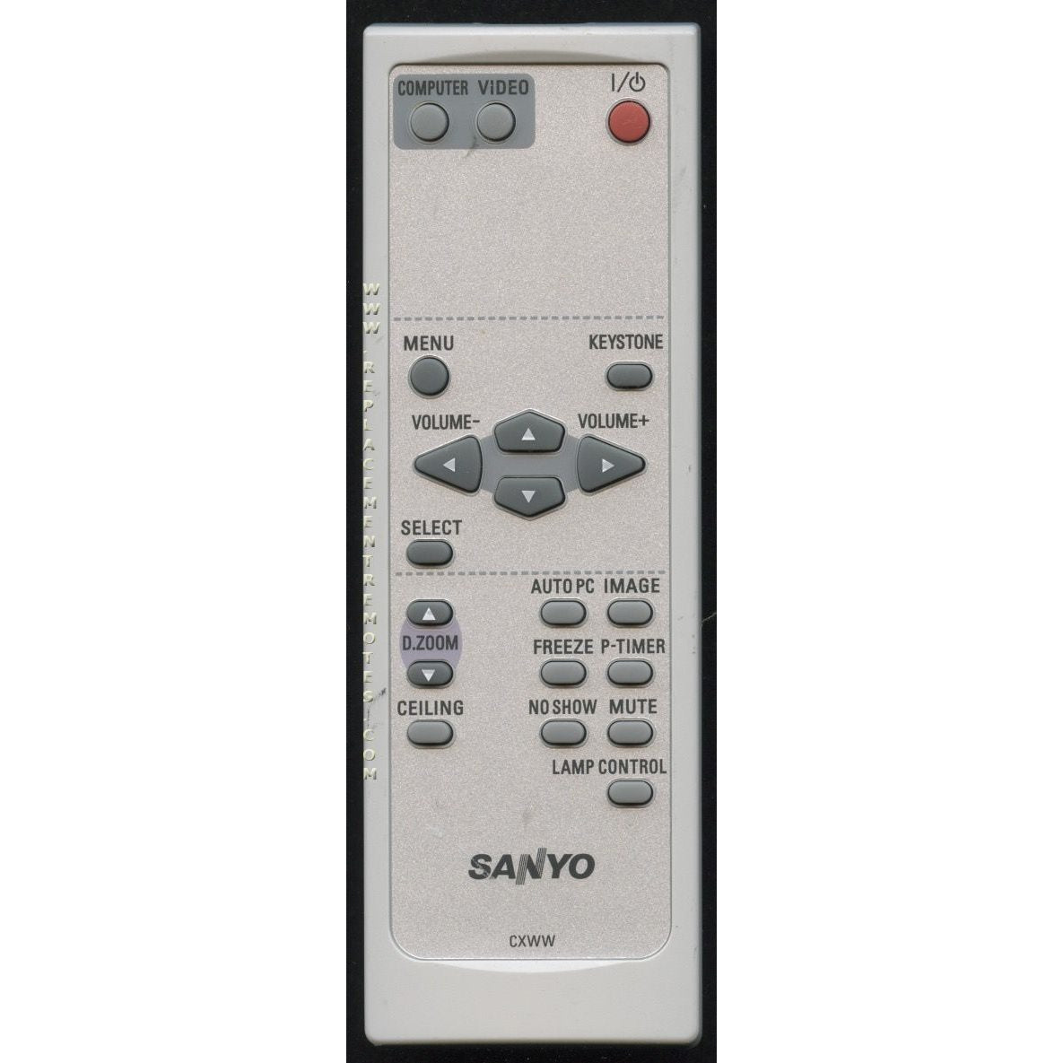 Télécommande pour projecteur Sanyo CXWW