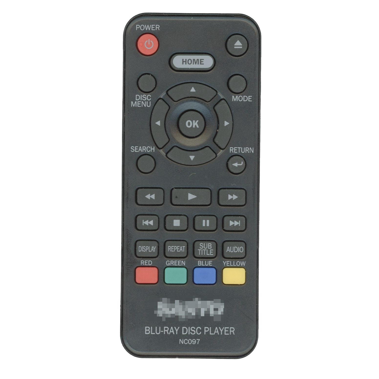 Sanyo NC097 Blu-Ray Disc Player Remote Control - NC097UL