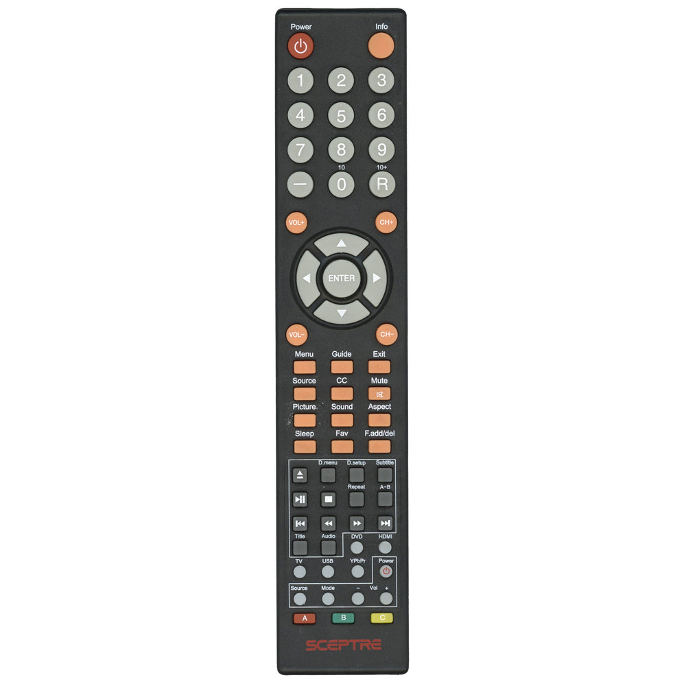 Sceptre TV Remote Controls | OEM & Replacement - Anderic