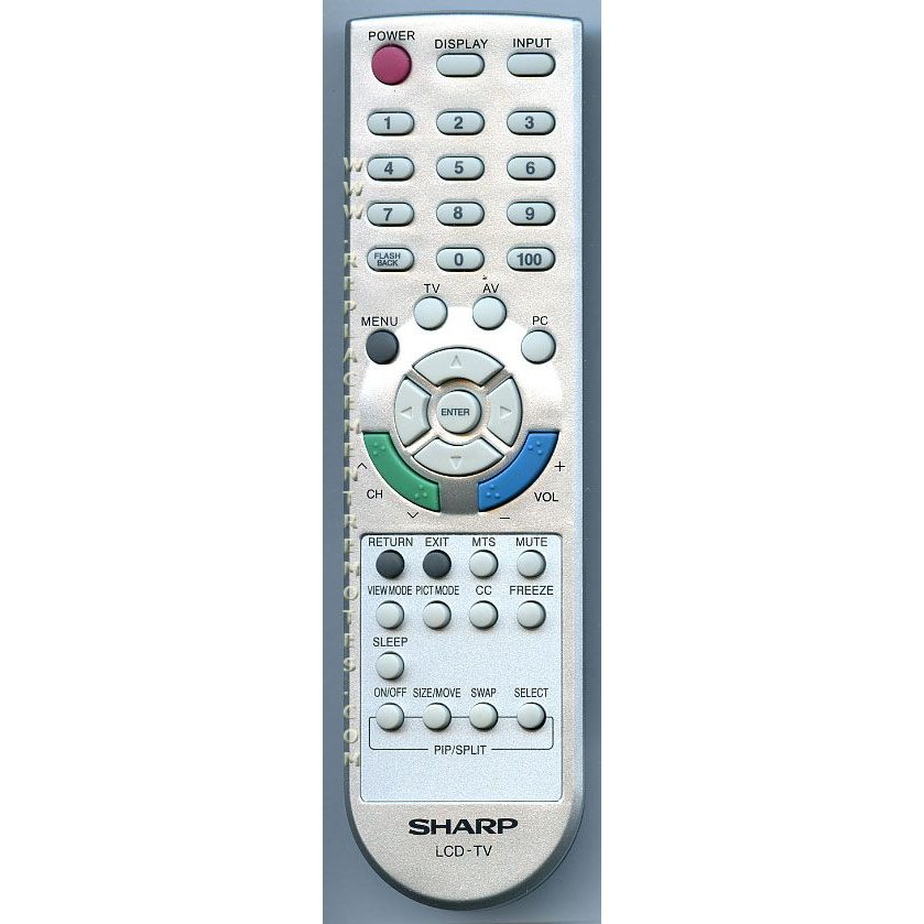 Control remoto para TV Sharp 0LTLP30010002