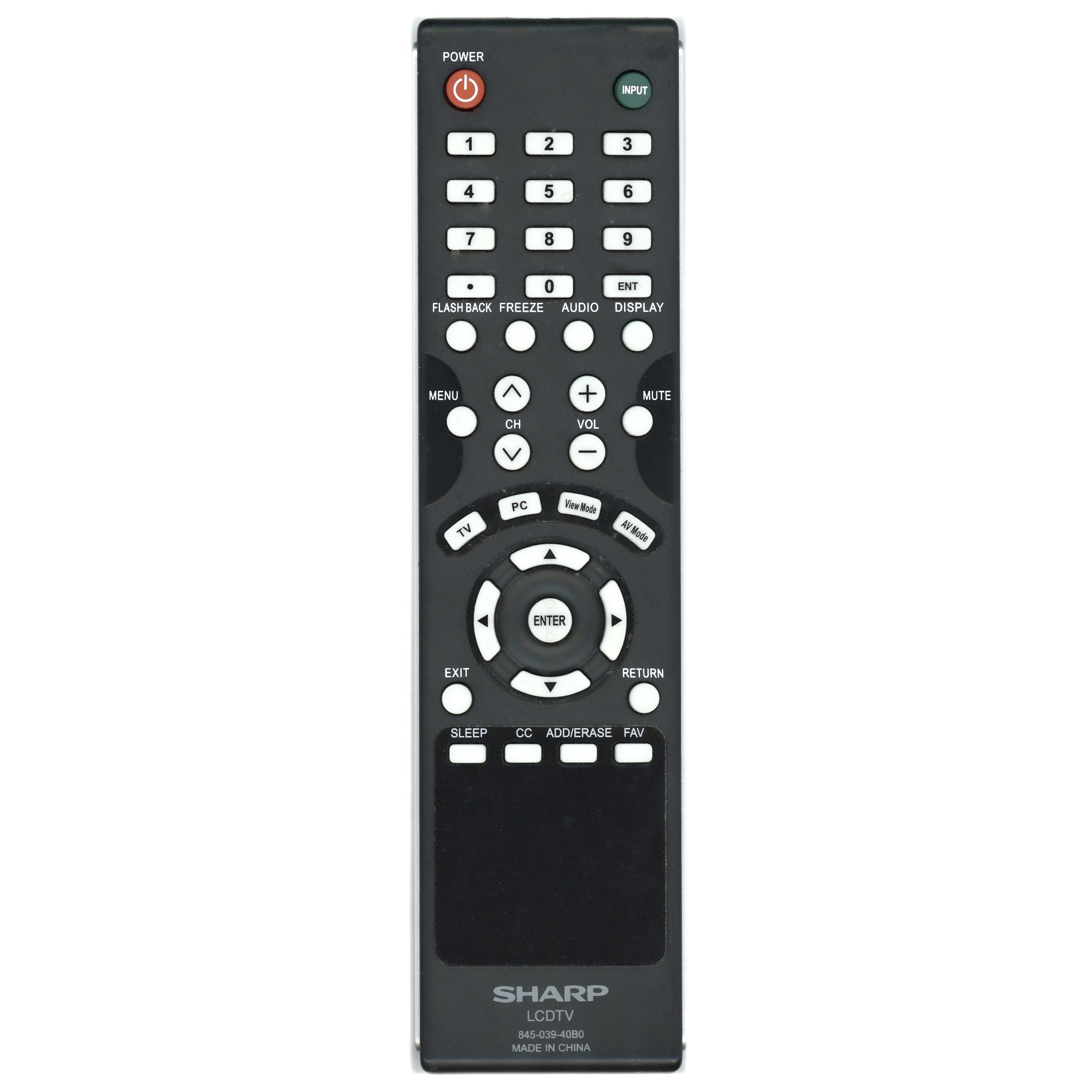Télécommande pour téléviseur Sharp 84503940B0