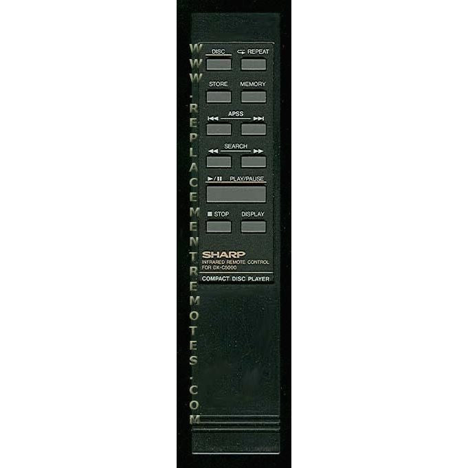 Sharp 91U1625048 Audio Remote Control