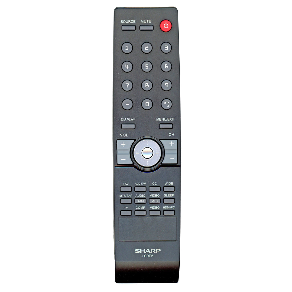 Sharp Solar Remote Control Sharp RC2443802/01 TV Remote Control - 9JR9800000004 098GRABD9NESHR