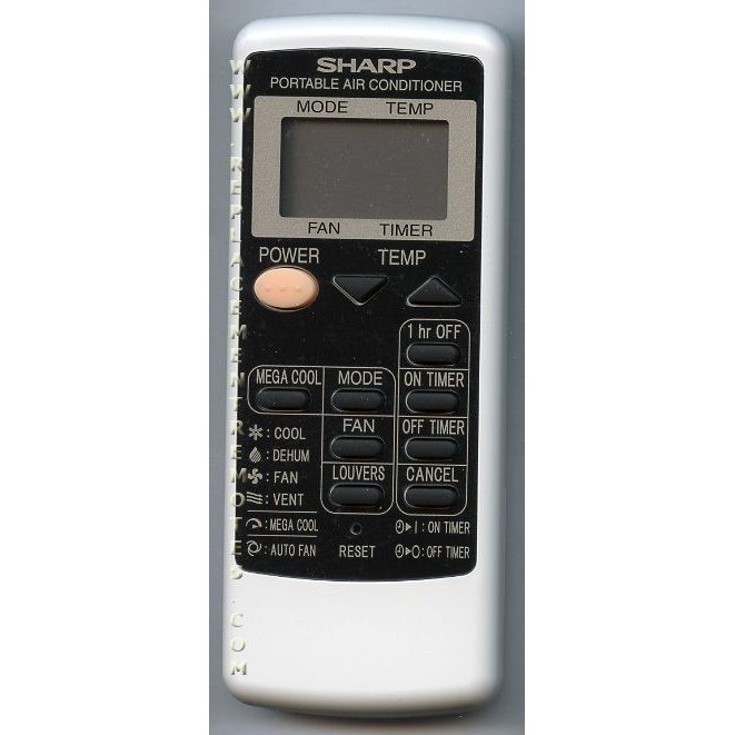 Control remoto del aire acondicionado Sharp CRMCA750JBEZ