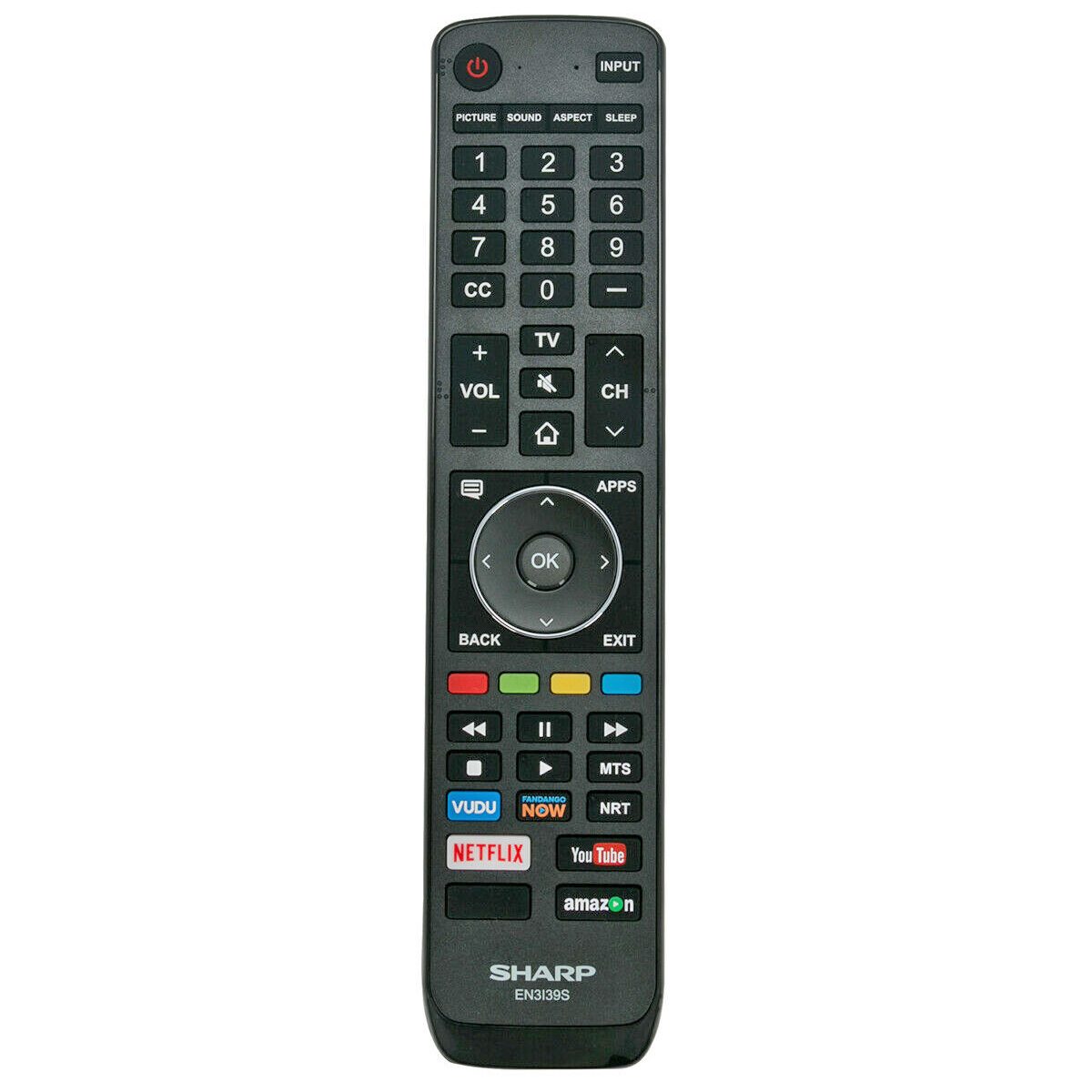 Télécommande pour téléviseur Sharp EN3I39S