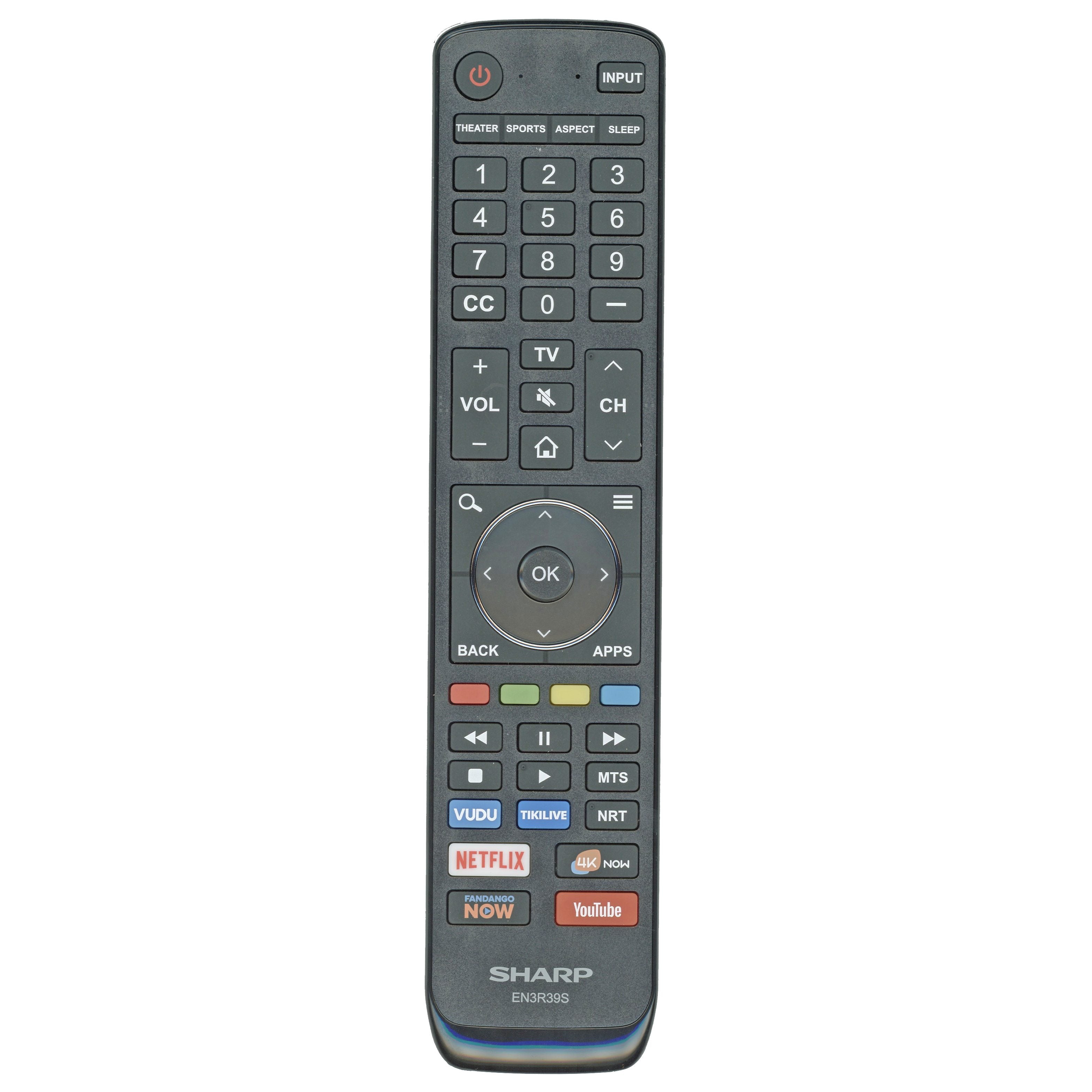 Télécommande pour téléviseur Sharp EN3R39S 2018