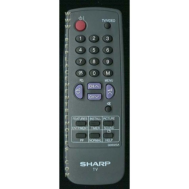 Sharp G0002SA TV Remote Control