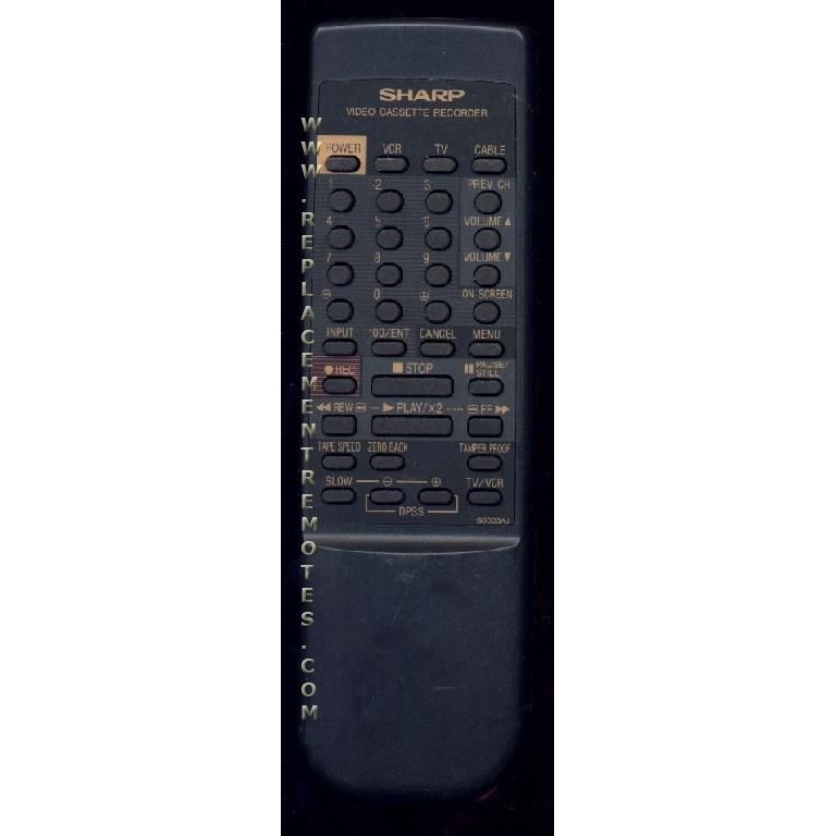 Control remoto para videograbadora Sharp G0003AJ