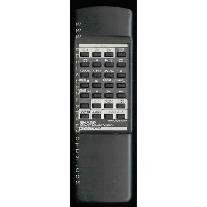 Control remoto de audio Sharp G0019AWSA