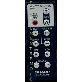 Sharp G0023TASA Video Camera Remote Control