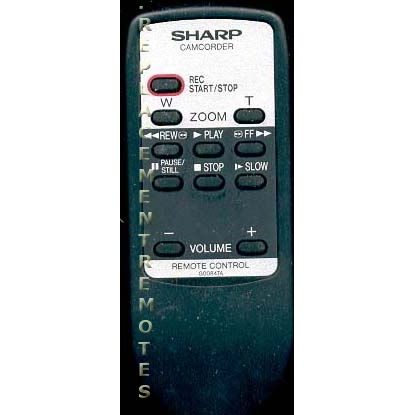 Sharp G0084TA Video Camera Remote Control